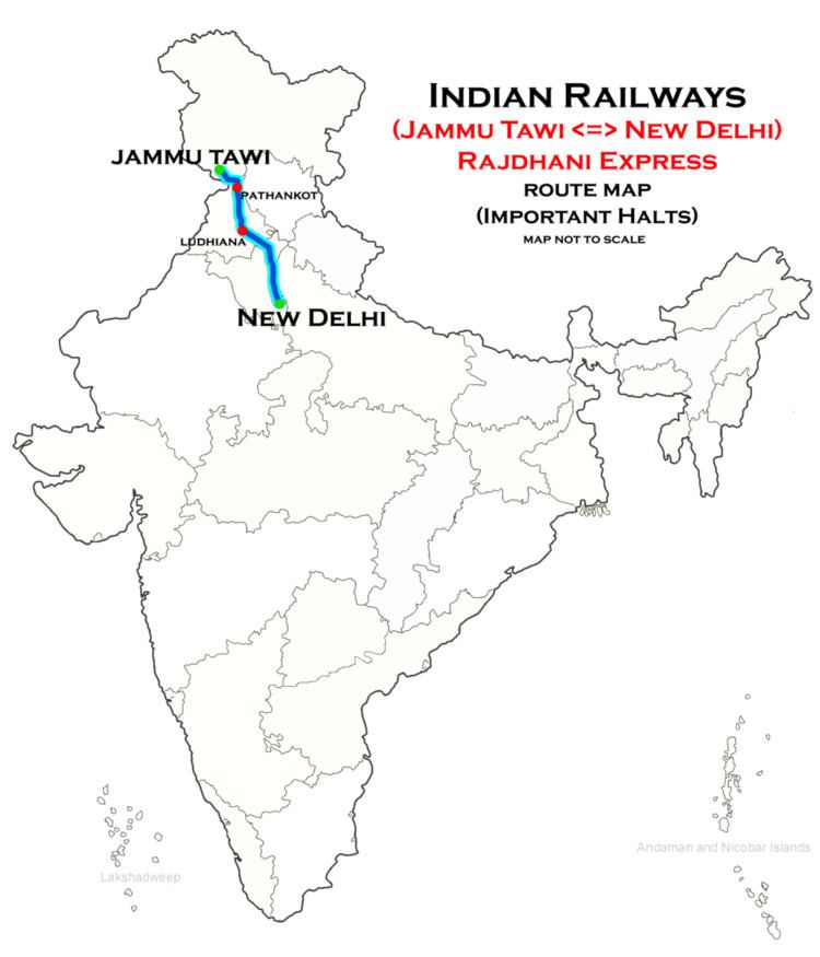 Jammu Tawi Rajdhani Express