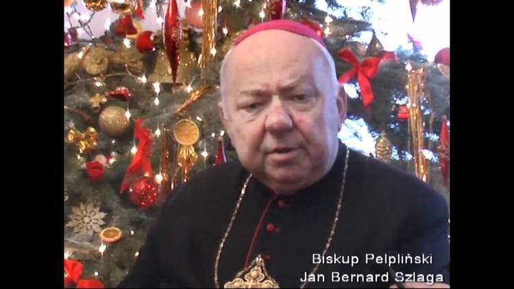 Jan Bernard Szlaga Biskup Jan Bernard Szlaga yczenia na Boe Narodzenie 2010avi