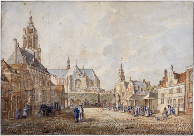 Jan de Beijer FileGrote Markt in Arnhem from the south by Jan de