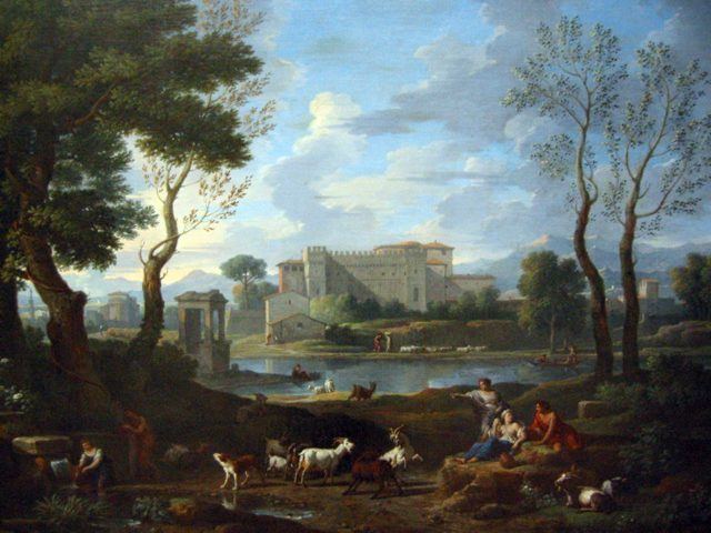 Jan Frans van Bloemen Photos of Brussels Landscape with the Belvedere Jan