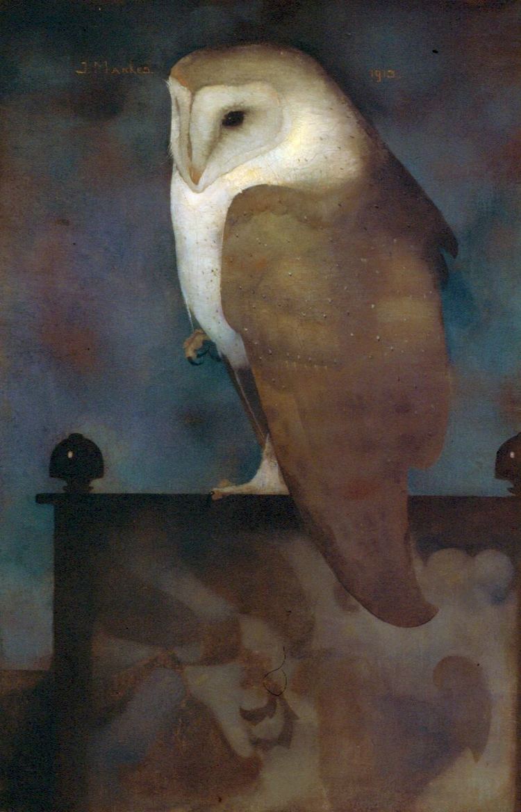 Jan Mankes Jan Mankes Big Owl on Screen 1913 Private collection