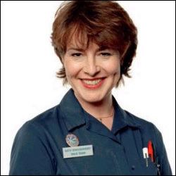 Jan Pearson as Kath Shaughnessy (a ward sister) from the BBC medical drama Holby City