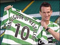 Jan Vennegoor of Hesselink BBC SPORT Football My Club Celtic Dutch striker