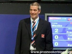 Jan Verhaas Jan Verhaas to Referee Fourth World Championship Final Pro Snooker