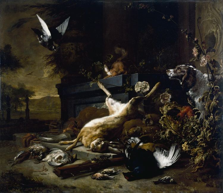 Jan Weenix FileJan Weenix Still Life of Game including a Hare