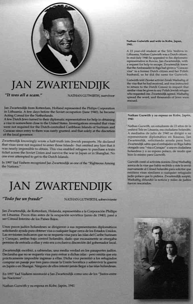 Jan Zwartendijk Visas for Life Image Gallery