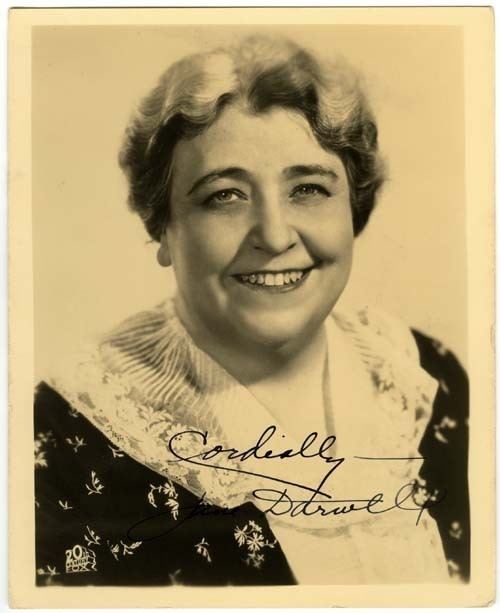 Jane Darwell Jane Darwell Autographed Photo Actress Autographs