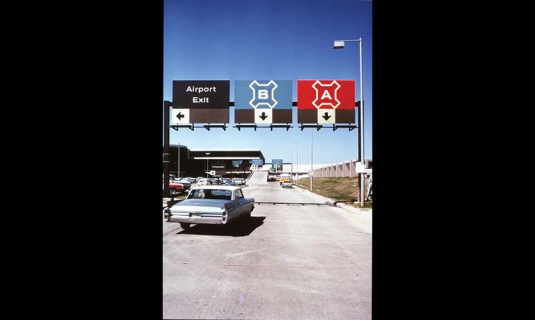 The Houston International Airport, Jane Davis Doggett’s first multi-terminal complex and the place where she first introduced the A, B, C terminal codifications.