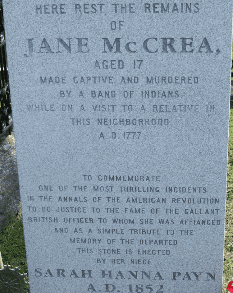 Jane McCrea Who Was Jane McCrea