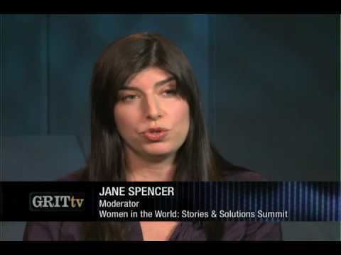 Jane Spencer (journalist) GRITtv Women in the World Conference Jane Spencer YouTube
