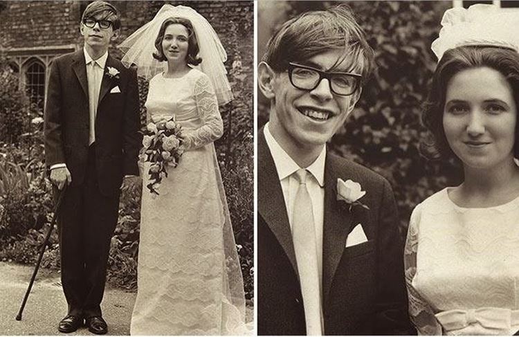 Jane Wilde Stephen Hawking with his first wife Jane Wilde on their