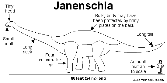 Janenschia JANENSCHIA ZoomDinosaurscom