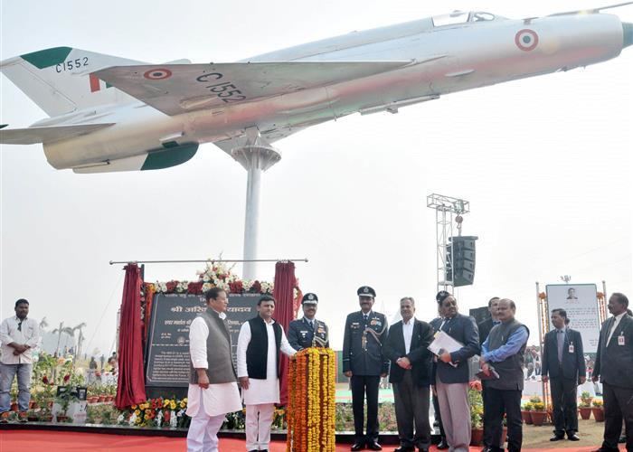 Janeshwar Mishra Chief Minister Akhilesh Yadav dedicates to the people supersonic Mig