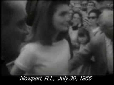 Janet Jennings Auchincloss Rutherford in Newport, Rhode Island on July 30, 1966.