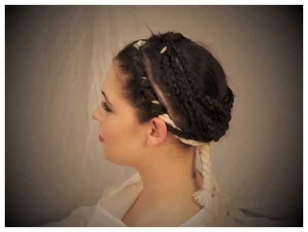 Janet Stephens Video Recreating the hairstyle of the ancient Roman