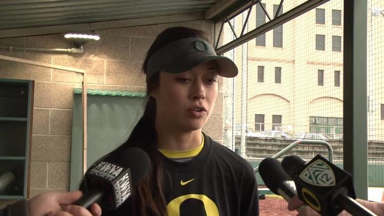 Janie Takeda Ducks Softball Janie Takeda raw interview YouTube
