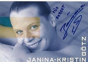 Janina-Kristin Götz JaninaKristin Gtz TOP AK Orig Sign A8398 eBay