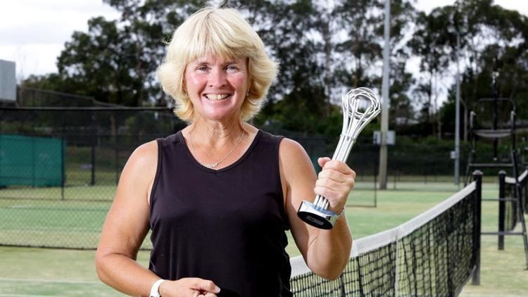 Janine Thompson Wimbledon girls doubles champion Janine Thompson wins Newcombe Medal