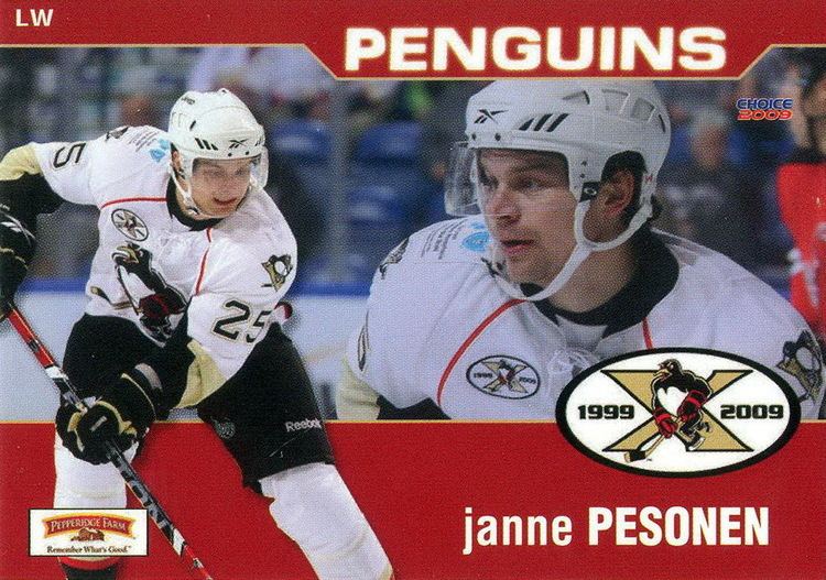 Janne Pesonen Janne Pesonen Players cards since 2008 2009 penguinshockey