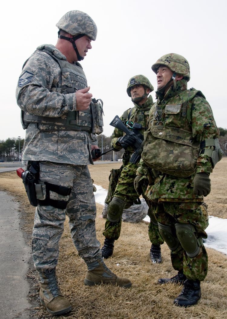 Japan Ground Self-Defense Force Japan US forces come together to Guard Protect gt US Air Force