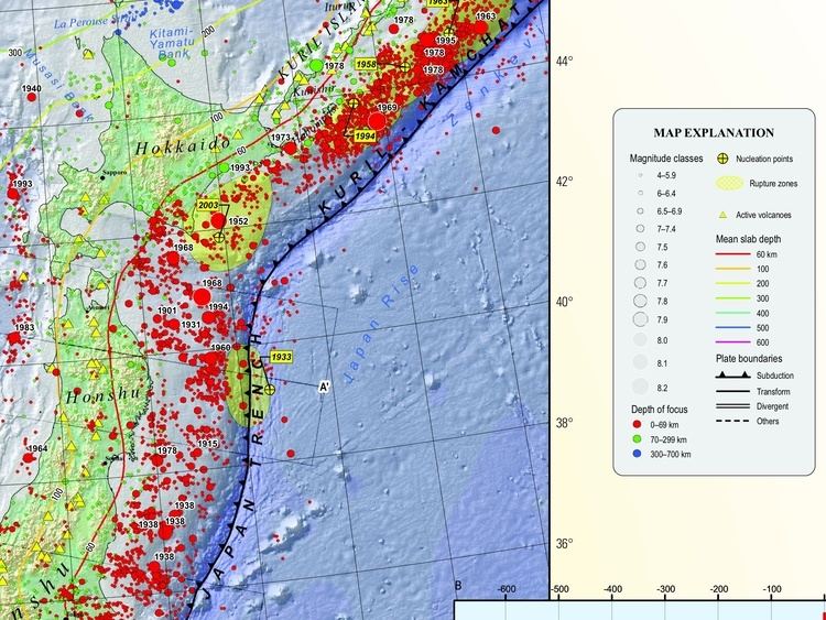 Japan Trench Why the Recent Japan Earthquakes Japan Trench No Place for Nuclear
