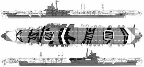 Japanese aircraft carrier Katsuragi TheBlueprintscom Blueprints gt Ships gt Ships Japan gt IJN