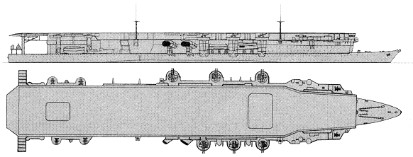 Japanese aircraft carrier Ryūjō Ryujo light aircraft carrier 1933 Imperial Japanese Navy Japan