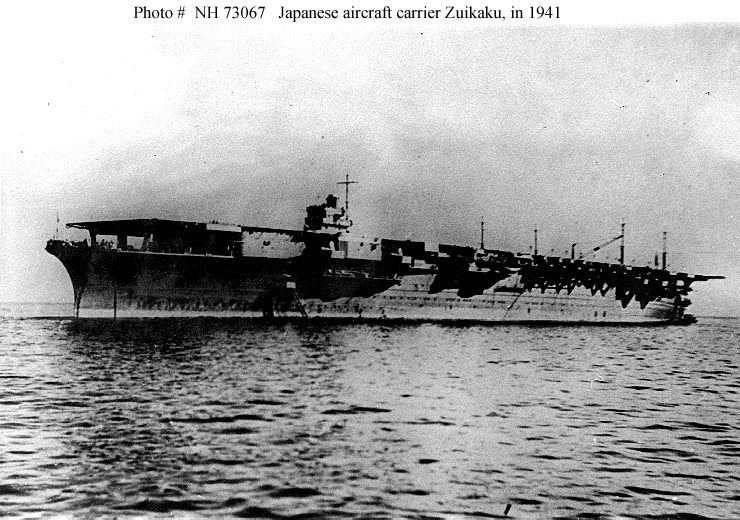 Japanese aircraft carrier Shōkaku Japanese Navy ShipsZuikaku Aircraft Carrier 19411944