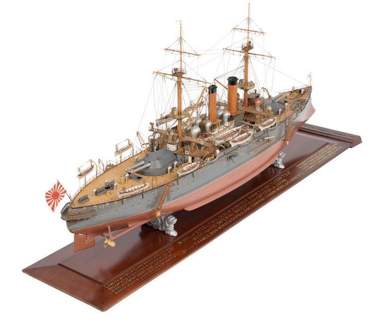 Japanese battleship Fuji Shipbuilder39s model of Japanese battleship HIJMS 39Fuji39 1896 E