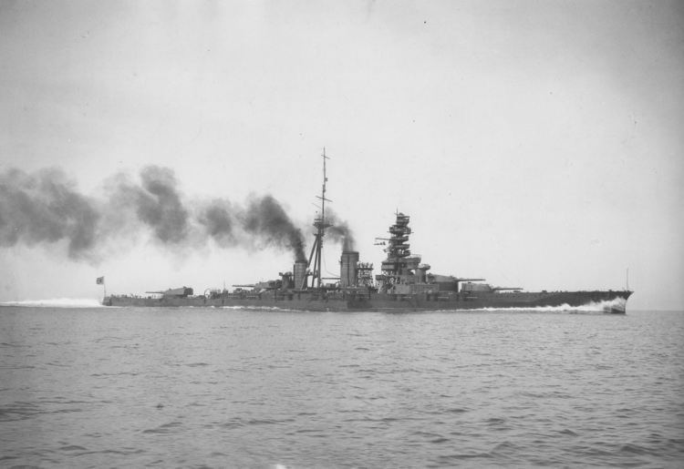 Japanese battleship Haruna IJN Haruna incrociatore da battaglia Classe Kong Dislocamento