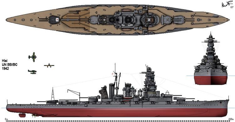 Japanese battleship Hiei Japanese battleship Hiei Wikipedia