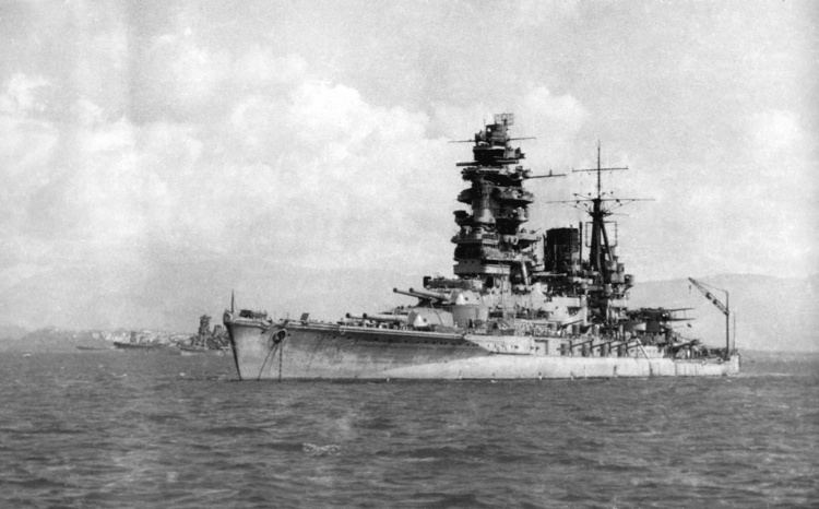 Japanese battleship Nagato FileJapanese Battleship Nagato 1944jpg Wikimedia Commons