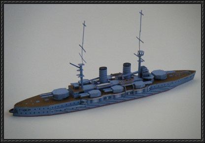 Japanese battleship Satsuma Japanese Battleship Satsuma Free Paper Model Download
