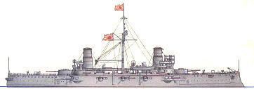 Japanese cruiser Kasuga Kasuga armoured cruisers 1904 Imperial Japanese Navy Japan