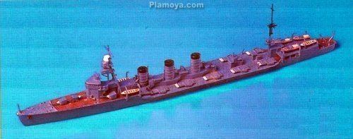 Japanese cruiser Kitakami Japanese Torpedo Cruiser Kitakami Plastic model Ship PLAMOYA