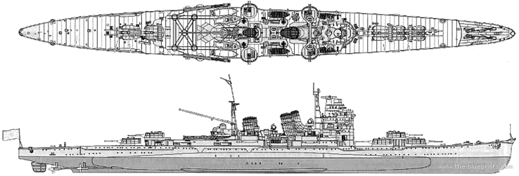 Japanese cruiser Myōkō the Myoko heavy cruiser WWII Warships World of Warships Official