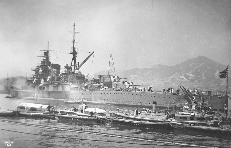 Japanese cruiser Nachi JAVA SEA 1942