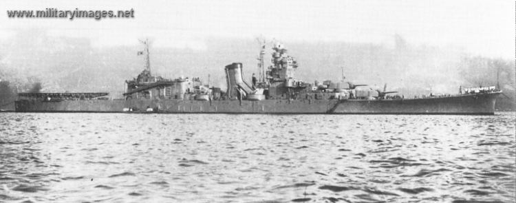 Japanese cruiser Ōyodo Japanese Oyodo cruiser Apr 25 1943 MilitaryImagesNet A