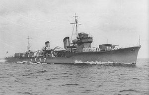 Japanese destroyer Ariake (1934) httpsuploadwikimediaorgwikipediacommonsthu