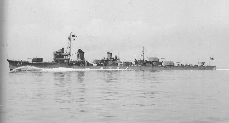 Japanese destroyer Asagumo (1937)