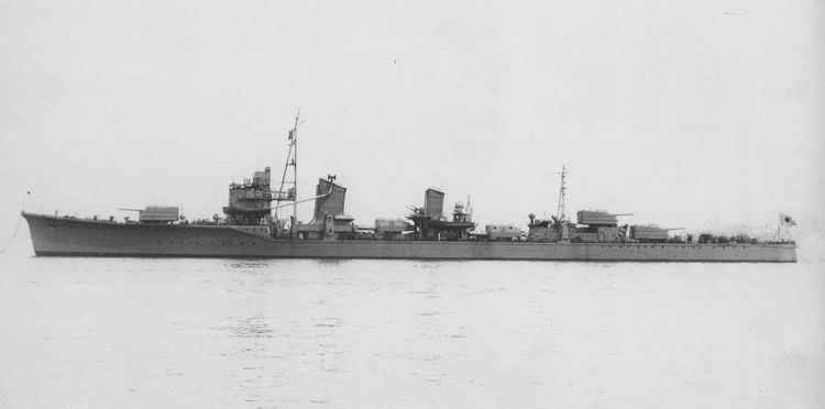Japanese destroyer Naganami