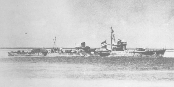 Japanese destroyer Shiratsuyu (1935)