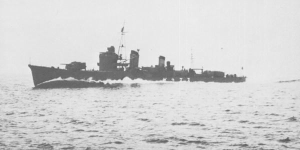 Japanese destroyer Suzukaze