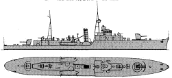 Japanese gunboat Hashidate Hashidate gunboats 1940 1941 Imperial Japanese Navy Japan