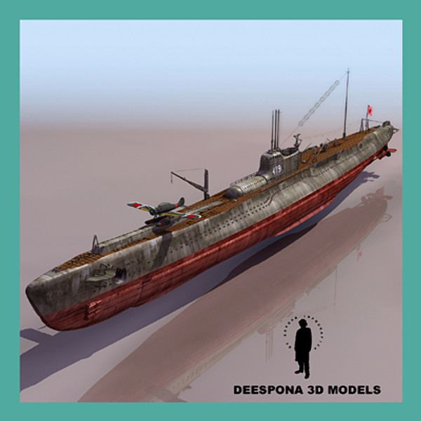 Japanese submarine I-19 Searched 3d models for OTSU Japanese submarine I 19 WWII