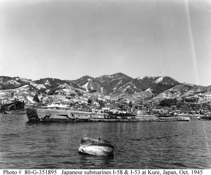 Japanese submarine I-58 (1943) Japanese Navy ShipsSub I58 194446