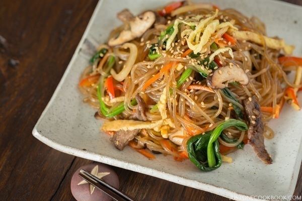 Japchae Japchae Korean Stir Fried Noodles Just One Cookbook