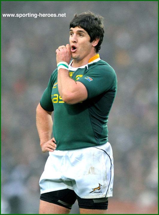 Jaque Fourie Jaque FOURIE International Rugby Matches for South Africa South