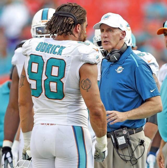 Jared Odrick Jared Odrick says tiff with Dolphins coach Joe Philbin has