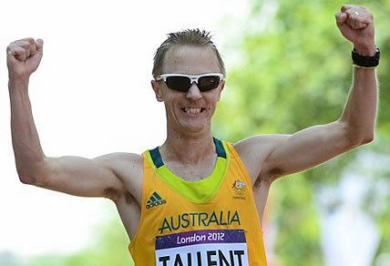 Jared Tallent Australia39s Jared Tallent celebrates winning the silver